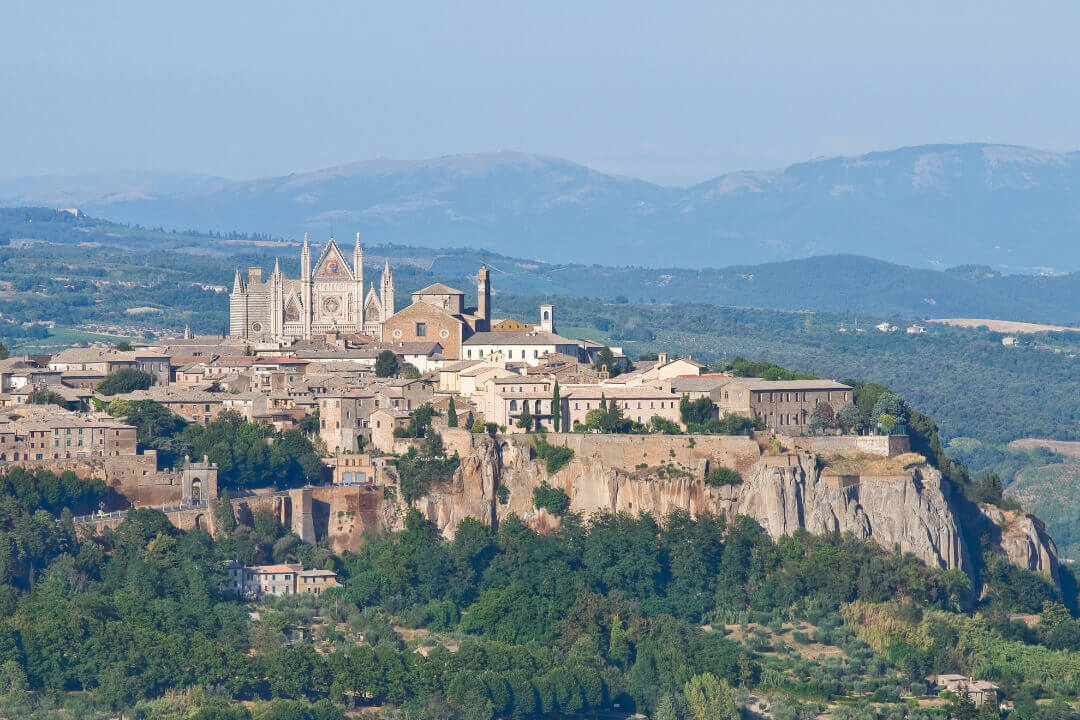 Orvieto vista panoramica del centro storico